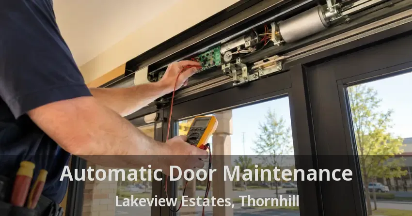 Automatic Door Maintenance Lakeview Estates, Thornhill - ON