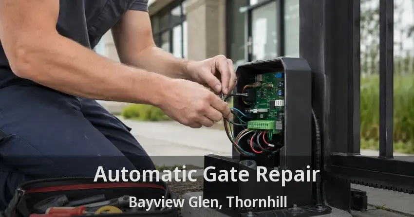 Automatic Gate Repair Bayview Glen, Thornhill - ON