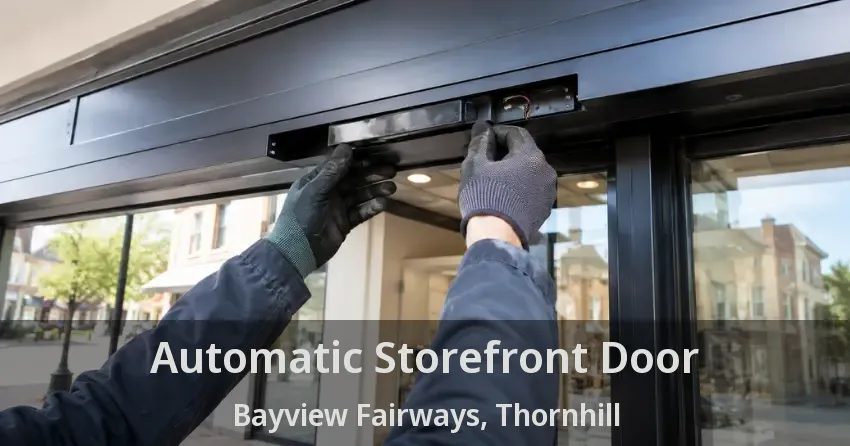 Automatic Storefront Door Bayview Fairways, Thornhill - ON