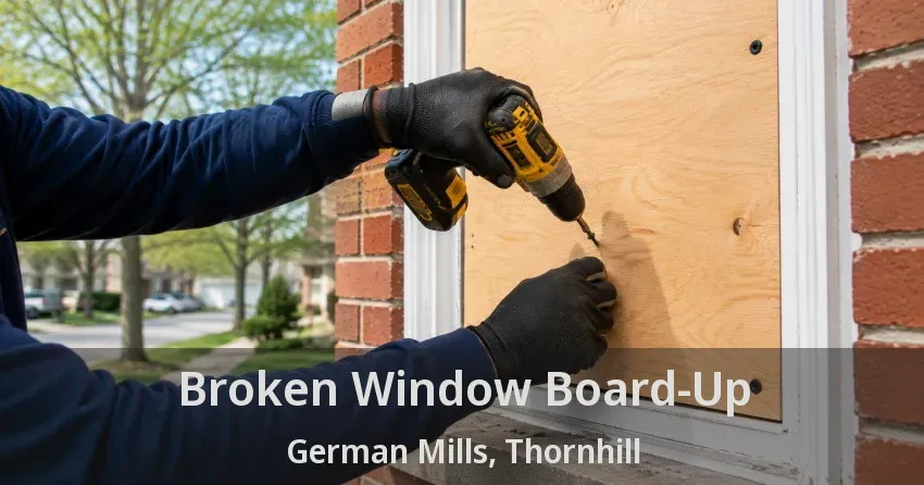 Broken Window Board-Up German Mills, Thornhill - ON