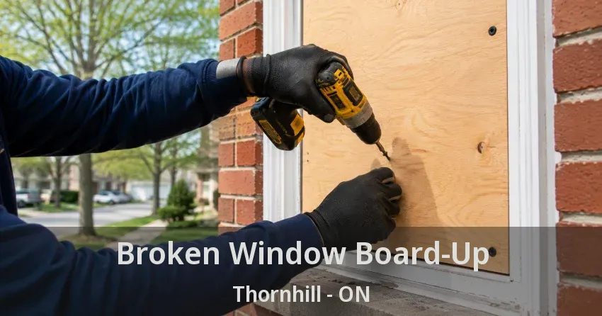 Broken Window Board-Up Thornhill - ON