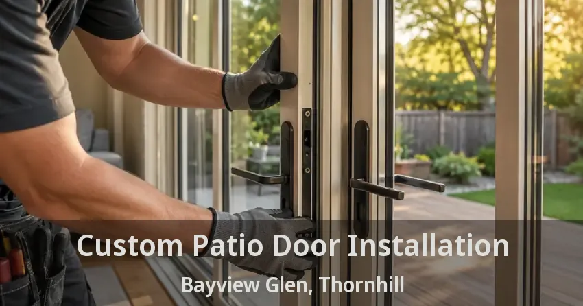 Custom Patio Door Installation Bayview Glen, Thornhill - ON