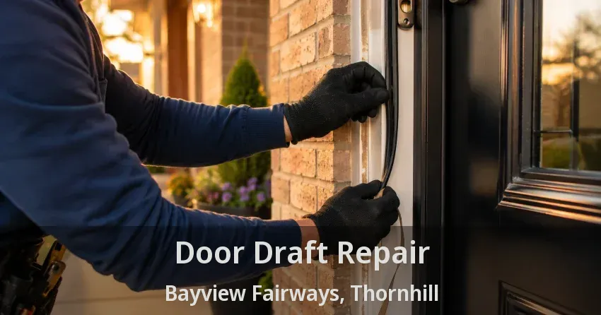 Door Draft Repair Bayview Fairways, Thornhill - ON