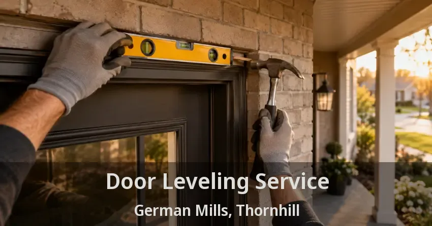 Door Leveling Service German Mills, Thornhill - ON