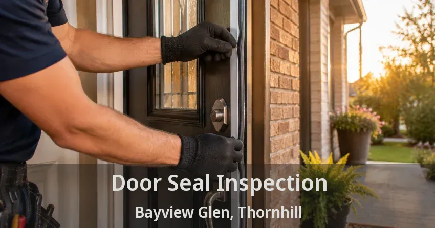 Door Seal Inspection Bayview Glen, Thornhill - ON