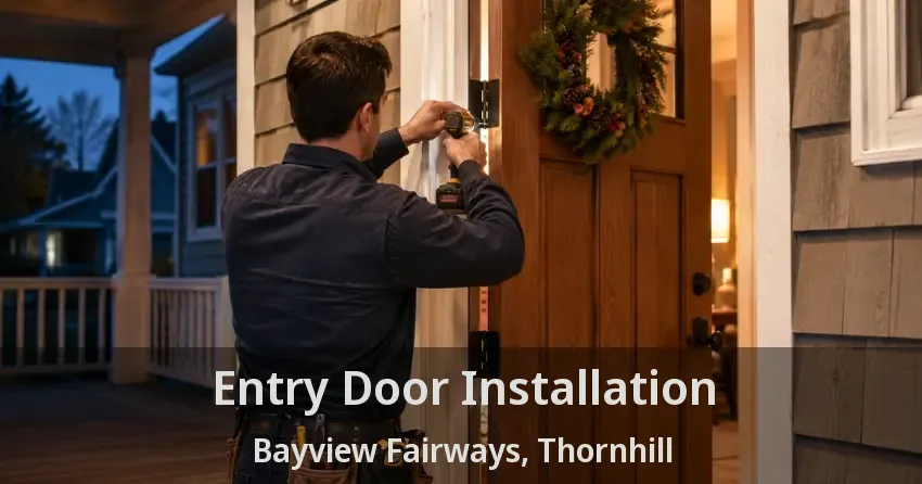 Entry Door Installation Bayview Fairways, Thornhill - ON