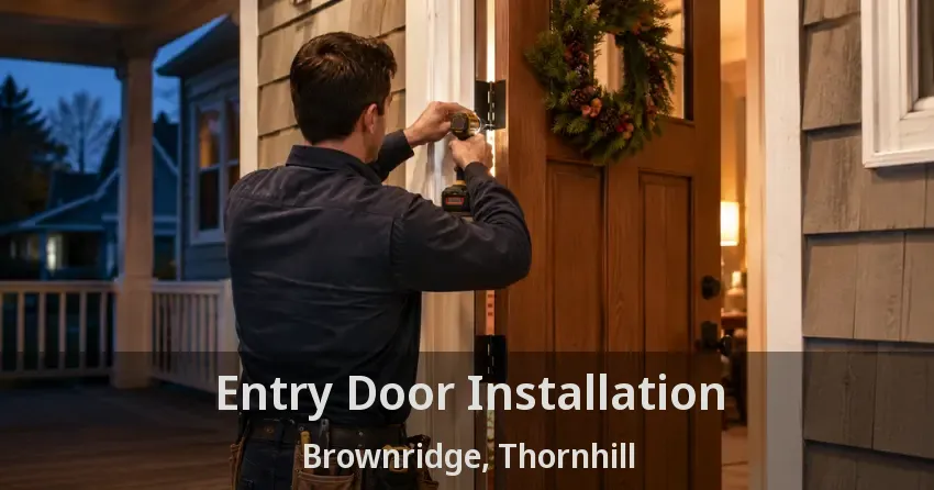 Entry Door Installation Brownridge, Thornhill - ON
