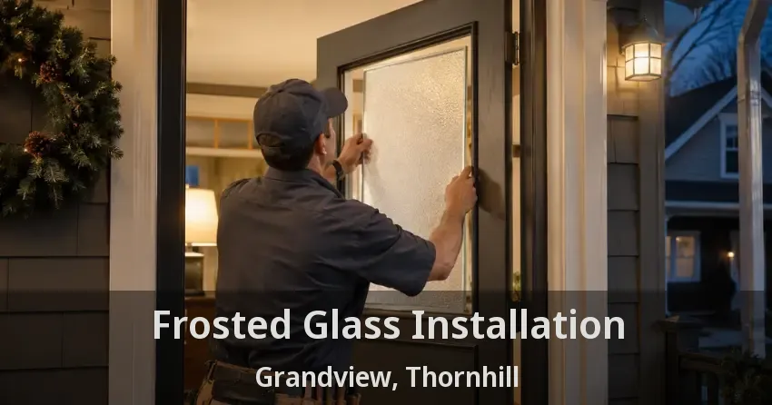 Frosted Glass Installation Grandview, Thornhill - ON