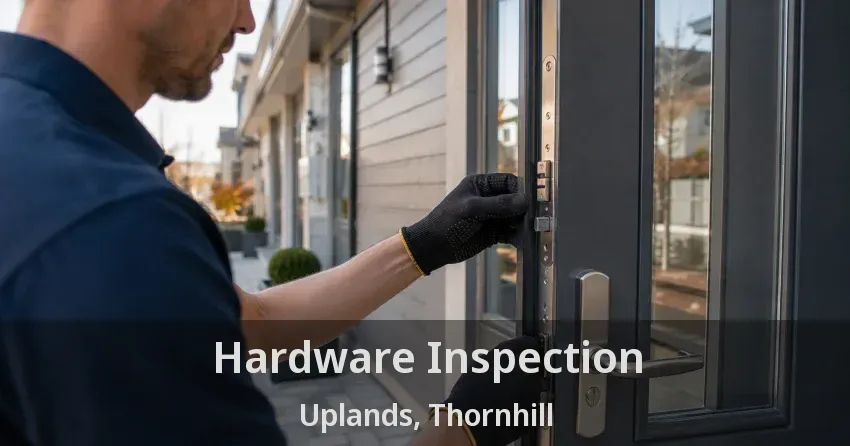 Hardware Inspection Uplands, Thornhill - ON