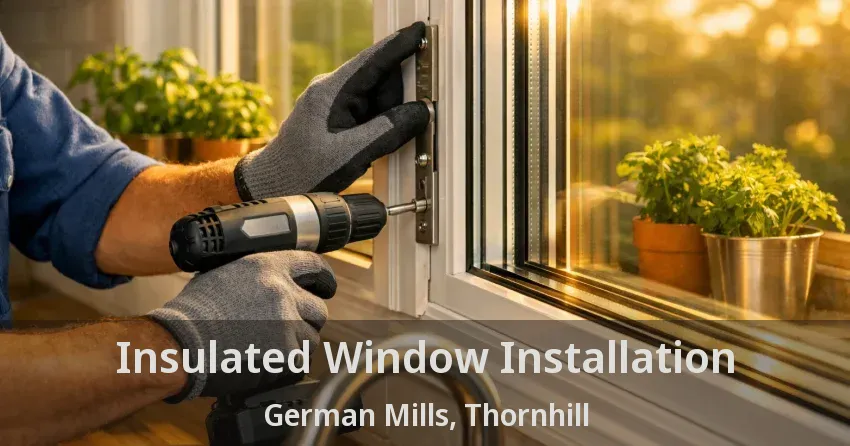 Insulated Window Installation German Mills, Thornhill - ON