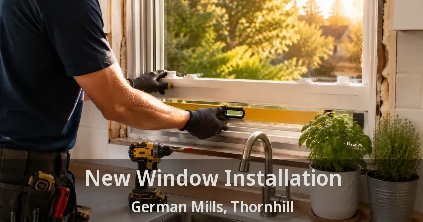 New Window Installation German Mills, Thornhill - ON