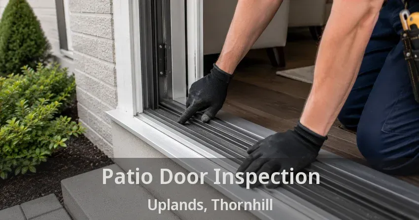 Patio Door Inspection Uplands, Thornhill - ON