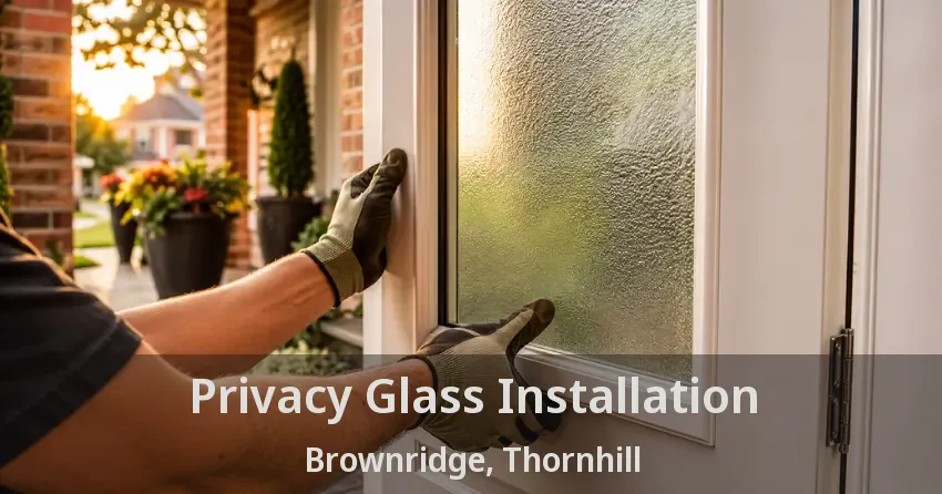 Privacy Glass Installation Brownridge, Thornhill - ON