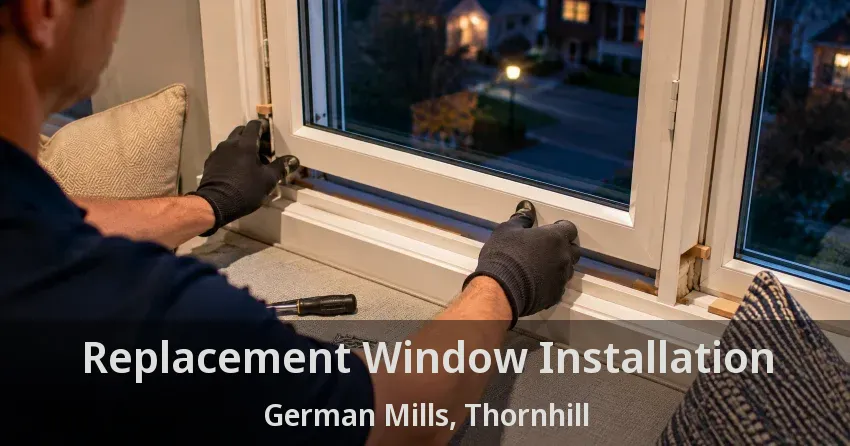 Replacement Window Installation German Mills, Thornhill - ON