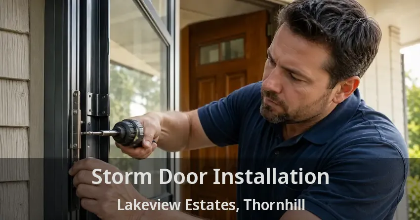 Storm Door Installation Lakeview Estates, Thornhill - ON
