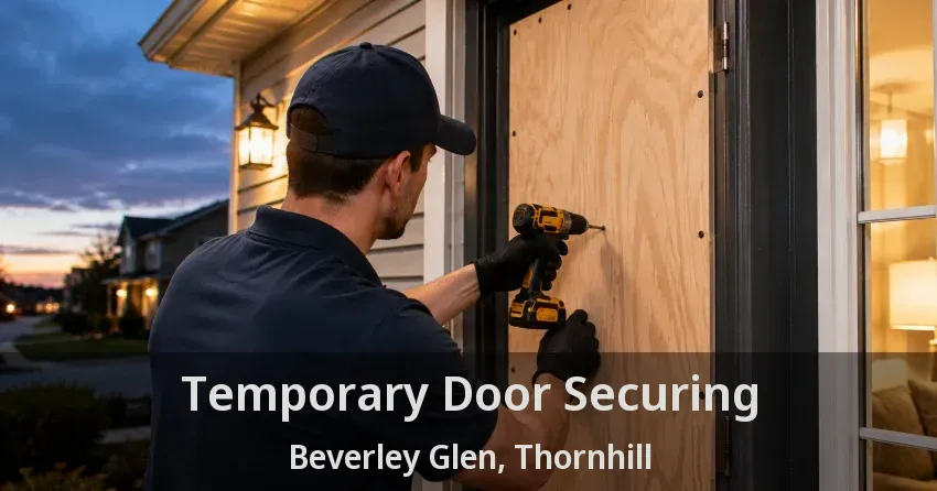 Temporary Door Securing Beverley Glen, Thornhill - ON