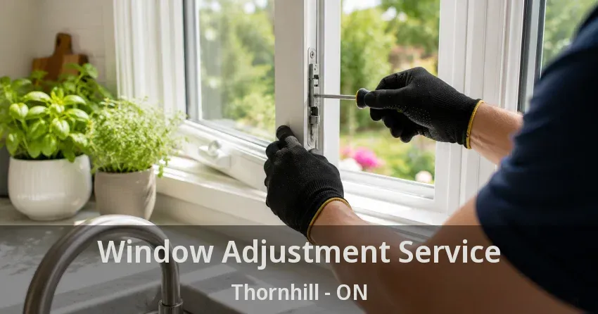 Window Adjustment Service Thornhill - ON