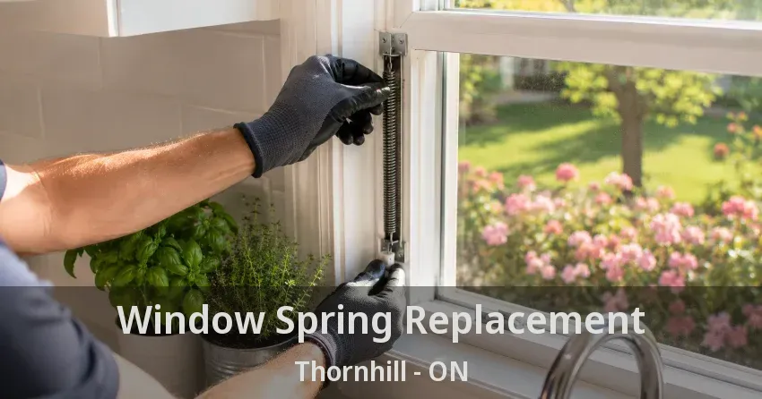 Window Spring Replacement Thornhill - ON