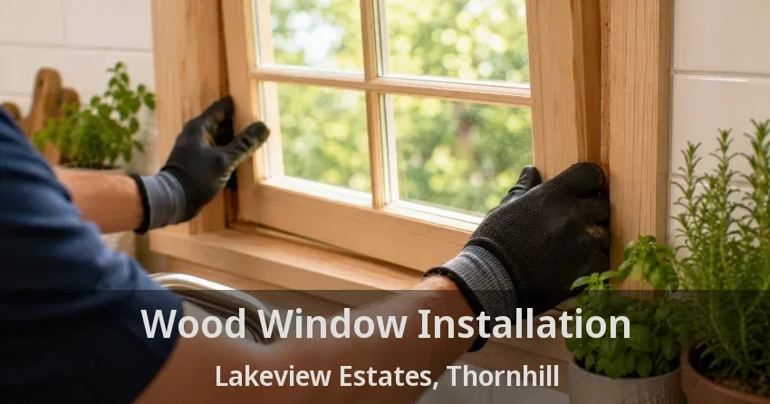Wood Window Installation Lakeview Estates, Thornhill - ON