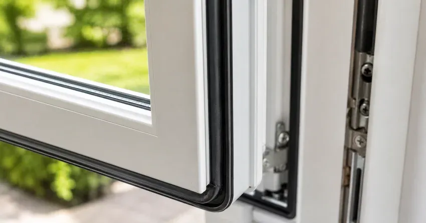 casement window cranked fully open in a Beverley Glen, Thornhill home