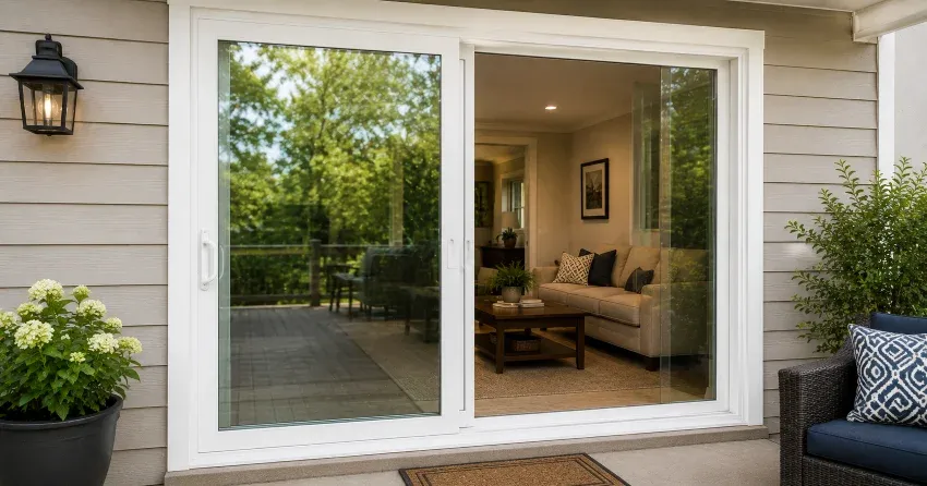 new patio door replacement installed in Beverley Glen, Thornhill home