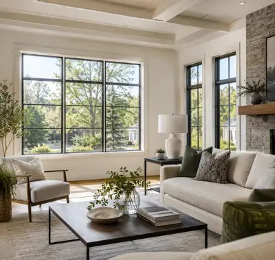 Completed interior project by Windows & Doors Thornhill